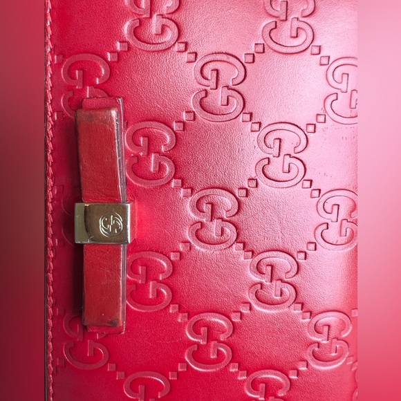 GUCCI WOC Red Long Wallet on Chain - Picture 14 of 15